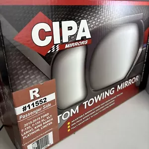 CIPA Mirror 11552 Custom Towing Mirror Passenger Fits 2015-19 Ford F-150 Lariat - Picture 1 of 3
