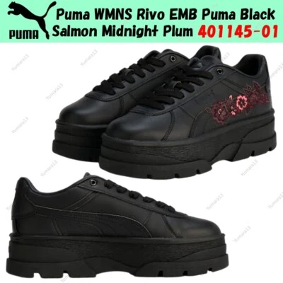 Puma WMNS Rivo EMB Puma Negro Salmón Medianoche Ciruela 401145-01 Mujer Talla - Imagen 1 de 4