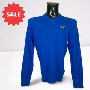 - ^Hollister mens jumper cotton wool size S-M ( LABEL M) vgc ..a - Picture 1 of 6