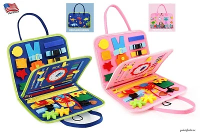 Libro de actividades Montessori juguete para niños pequeños juguetes. ¡Envío rápido! Foto 1 de 4