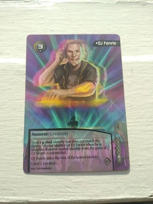 Android Netrunner - DJ Fenris Promo (1) - Nisei Back, Unplayed - Image 1 of 2