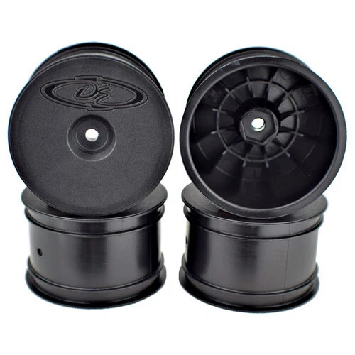 DE Racing Speedline Buggy Rear Wheels B6.3 B6.4 B74.1 B74.2 TLR 22 22X-4 Black - Image 1 of 1
