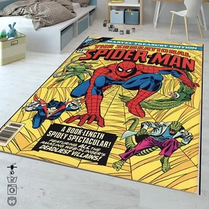 Spiderman Magazine Cover Rug,Spider-Man Rug, Comic Rug, The Amazing - Picture 1 of 8