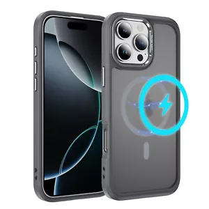 Für iPhone 16 Pro Max 15 14 13 12 11 Stoßfest MagSafe Ultra Slim Case Hülle - Bild 1 von 50