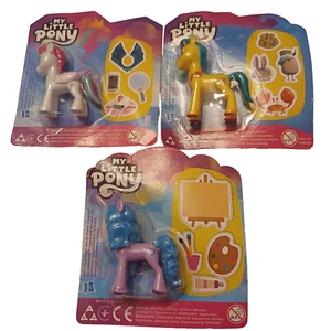 3 x Original HASBRO My Little Pony ZIP STORM + ENGANCHE TRAILBLAZER + IZZY MOONBOW - Imagen 1 de 5