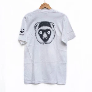 Vtg 1989 WWF Madagascar T-Shirt L Lemur Double Sided Single Stitch USA Made Rare - Picture 1 of 7