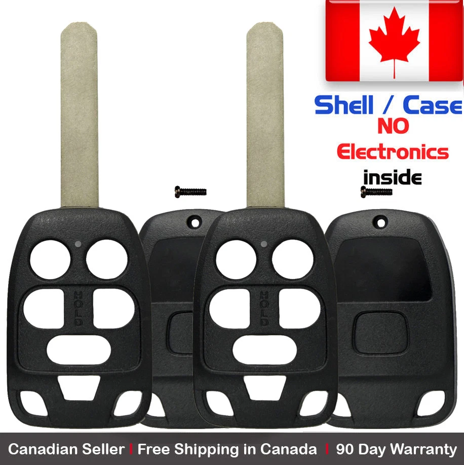 2x New Replacement Keyless Key Fob For 2011 2012 2013 Honda Odyssey Shell Case - Image 1 of 1