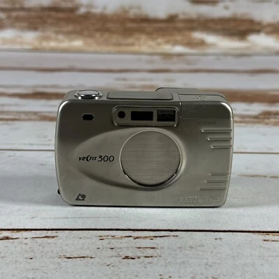 Rare Minolta Vectis 300 APS Film Camera – Stainless Steel, Point & Shoot, TESTED - Image 1 of 4