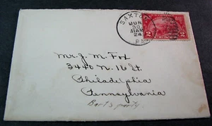 Old Cover with Scott# 615 Landing at Fort Orange L728 - Picture 1 of 2