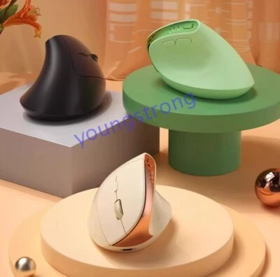 BOW MD190L-MAX Vertical Ergonomic Wireless Bluetooth Optical Mouse Mice 2400DPI - Image 1 of 4