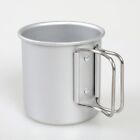 Water Cup Coffee Cup 1pc 8*7.3*7.3cm Aluminum Alloy Outdoor Camping Ultralight
