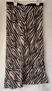 Urban Romantics Zebra Skirt Midi Sz L EUC - Picture 1 of 5