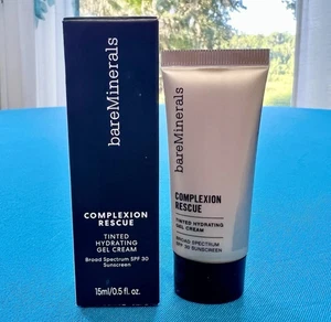 BareMinerals Complexion Rescue Tinted Hydrating Gel Cream ~ CASHEW 3.5 ~ 0.5 oz - Picture 1 of 6