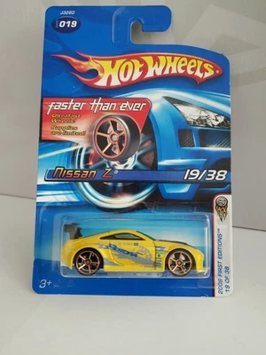 Nissan Z 2006 primera edición Hot Wheels en amarillo - más rápido que nunca FTE Foto 1 de 4