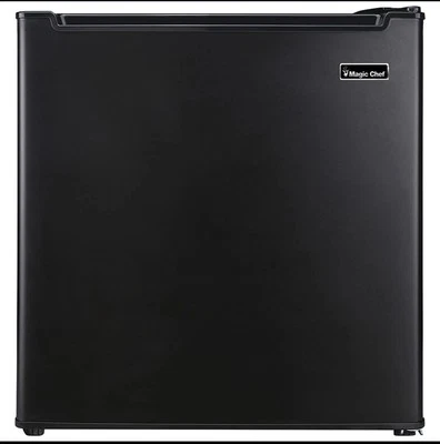 Refrigerador de descongelación manual Magic Chef de 1,7 pies cúbicos negro MCBR170B NUEVO Foto 1 de 4