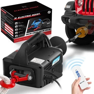Cabrestante polipasto eléctrico 3 en 1 1 1.100 lb control remoto inalámbrico, cable remoto... - Imagen 1 de 6