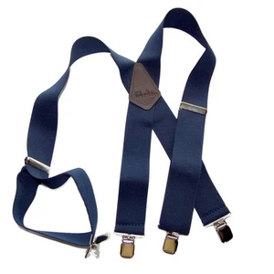 Holdup Contractor Series Navy Blue XLS 2" wide X-back Work Suspenders Suspend... - Picture 1 of 5