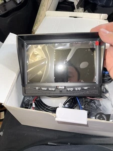 RVS RVS-6137-DVR Rear View Monitor w/ Connection 7 Inch Display With 2 Cameras - Picture 1 of 9