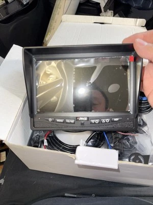 RVS RVS-6137-DVR Rear View Monitor w/ Connection 7 Inch Display With 2 Cameras - Image 1 of 4