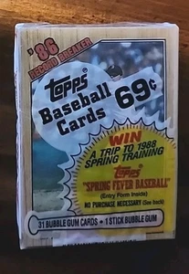 1987 Topps Cello Pack Roger Clemens Record Breaker On Top Front Cal Ripken Back - Picture 1 of 4