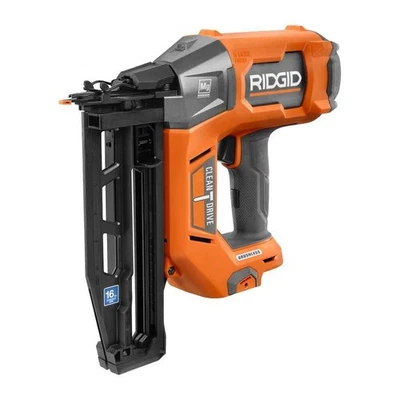 Clavadora RIDGID 18V sin escobillas inalámbrica calibre 16 2-1/2" acabado recto (solo herramienta) Foto 1 de 4