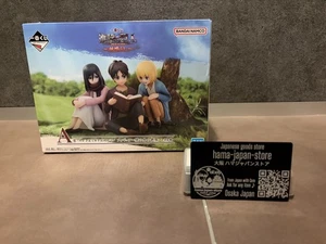 New Attack on Titan Eren Mikasa Armin Ichiban Kuji A Prize Figure Box Damage - Picture 1 of 7