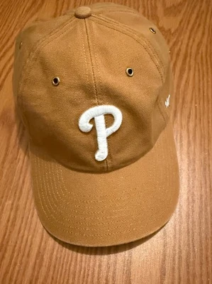 Philadelphia Phillies Carhartt x '47 Hitch Snapback Sombrero Para Hombre Marrón Nuevo Sin Etiquetas Foto 1 de 4