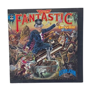 Elton John Captain Fantastic And The Brown Dirt Cowboy Vinyl LP Album 1975 UK - Picture 1 of 9