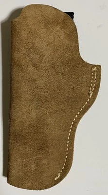 Vintage LH Hip Suede Leather Holster - Revolver Ruger S&W Taurus Hunting - Image 1 of 3