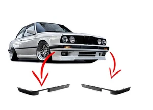 Juego de molduras laterales parachoques delantero lavado de cara tardío para BMW E30 E30 cupé 87-94 - Imagen 1 de 5