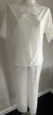 Natori Pajama Sz S White - Image 1 of 4