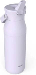 Zak Designs Harmony Water Bottle for Travel or At Home, Smoky Lilac Purple - Picture 1 of 8
