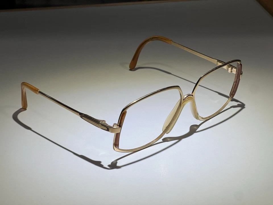 Marcos de gafas vintage Rodenstock Rodaflex exclusivos 601 dorado marrón 135 mm RARO Foto 1 de 4