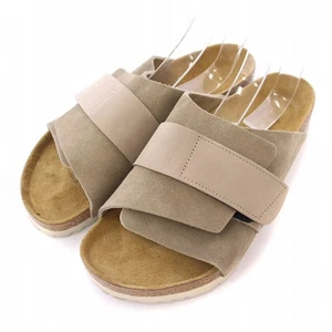 Women 9.5US Birkenstock Kyoto Nubuck Flat Sandals Suede Gray /Bb Women'S - Picture 1 of 7