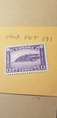 1932 Canada Quebec Citadel MNH Mint 13 Cents Stamp SC#201 Id2. - Image 1 of 2