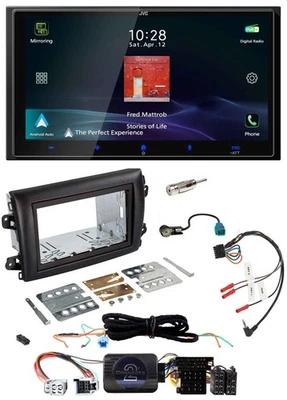 JVC USB Bluetooth 2DIN DAB Lenkrad Autoradio für Fiat Ducato Serie 8 ab 2021 - Bild 1 von 4