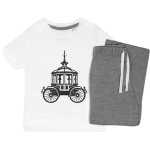 'British Royal Carriage' Kids Nightwear / Pyjama Set (KP044463) - Picture 1 of 10