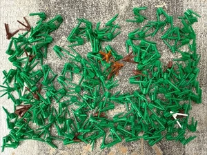 LEGO 3741 19119 Plant Flower Stem Stud Bar Green Brown White Grass Foliage 200+ - Picture 1 of 5