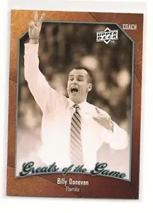 Billy Donovan Florida 2010 Grandi del Gioco Coaching #29 - Foto 1 di 1