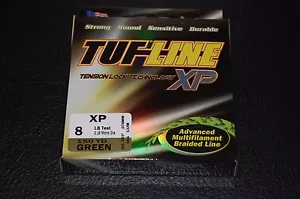 TUF-Line XP Green 8 lb Test 150 yards Multifilament Braid Fishing Line XP8-150GN - Picture 1 of 2