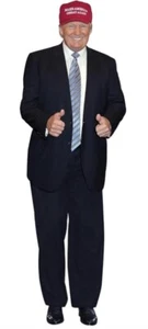 Life-Size Donald Trump MAGA 2024 Cardboard Cutout - 6ft "SHIPS FREE" - Picture 1 of 1