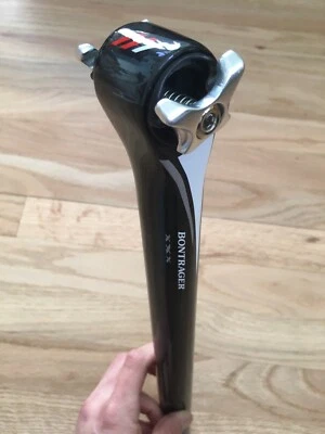Bontrager XXX carbon seatpost 30.8 x 400 mm zero setback light rxl road bike 0 - Image 1 of 4