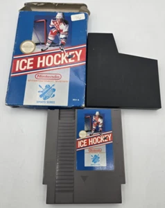 NES Nintendo Ice Hockey (Nintendo, 1985. Getestet, funktionsfähig, originalverpackt ohne Handbuch - Bild 1 von 10