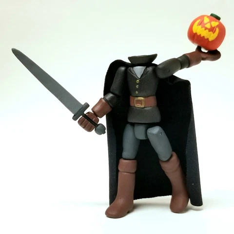 The Legend of Sleepy Hollow Headless Horseman Resin Designer Toy Action Figure Cover