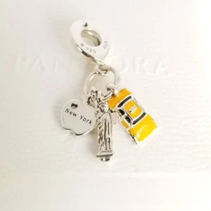 Dije colgante de Pandora símbolos de la ciudad de Nueva York 797198ENMX EE. UU. CON CAJA - Imagen 1 de 5