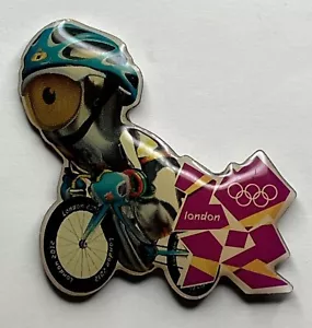 Prendedor Olímpico de Ciclismo ~ Juegos de Verano de Londres 2012 ~ Mascota Wenlock - Imagen 1 de 7
