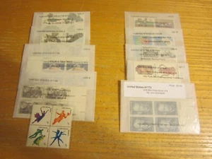 Lot of 10 USA United States Mint Plate Blocks of 4 Stamps Scott #’s 1749S, 1754+ - Bild 1 von 7