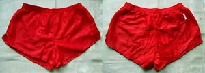 ROTE SPRINTERHOSE - SPORTHOSE - SHINY - VINTAGE - RUCANOR - WIE NEU - GR. 7 - Bild 1 von 2