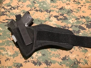 Uncle Mikes LH Ankle Holster for Glock 26/ S&W Shield - Picture 1 of 6