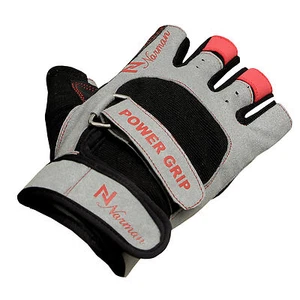 Guantes de gel para levantamiento de pesas culturismo gimnasio correa de entrenamiento agarre de cuero - Imagen 1 de 4